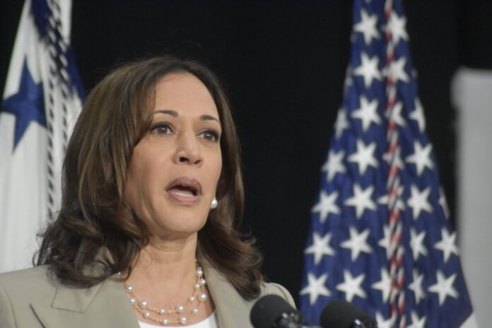 Vice President of the United States Kamala Harris delivers remarks on the overturning of Roe V. Wade