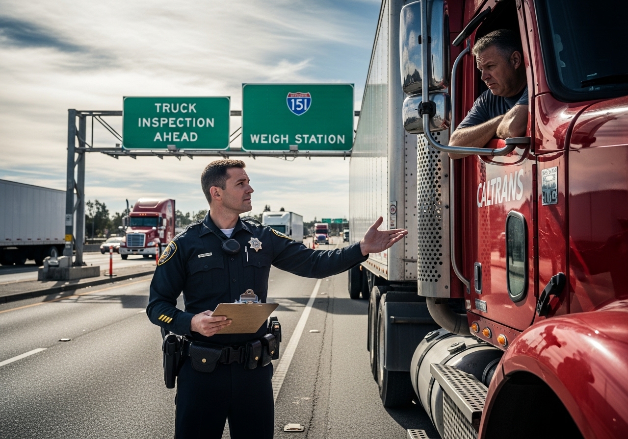 Feds Cut $40M to California Over Trucking Rules